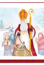 Quilling Card Quilled St. Nicholas Greeting Card