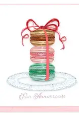 Quilling Card Quilled Birthday Macarons (French) Greeting Card