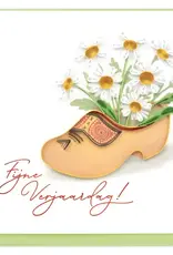 Quilling Card Quilled Dutch Clogs Birthday (Dutch) Greeting Card
