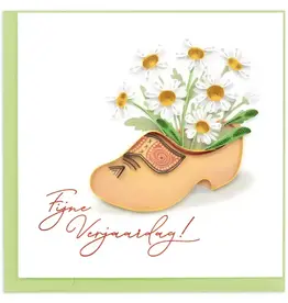 Quilling Card Quilled Dutch Clogs Birthday (Dutch) Greeting Card