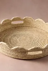 Ten Thousand Villages Seba Scalloped Palm Leaf Tray