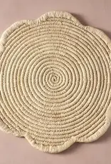 Ten Thousand Villages Seba Scalloped Palm Leaf Charger
