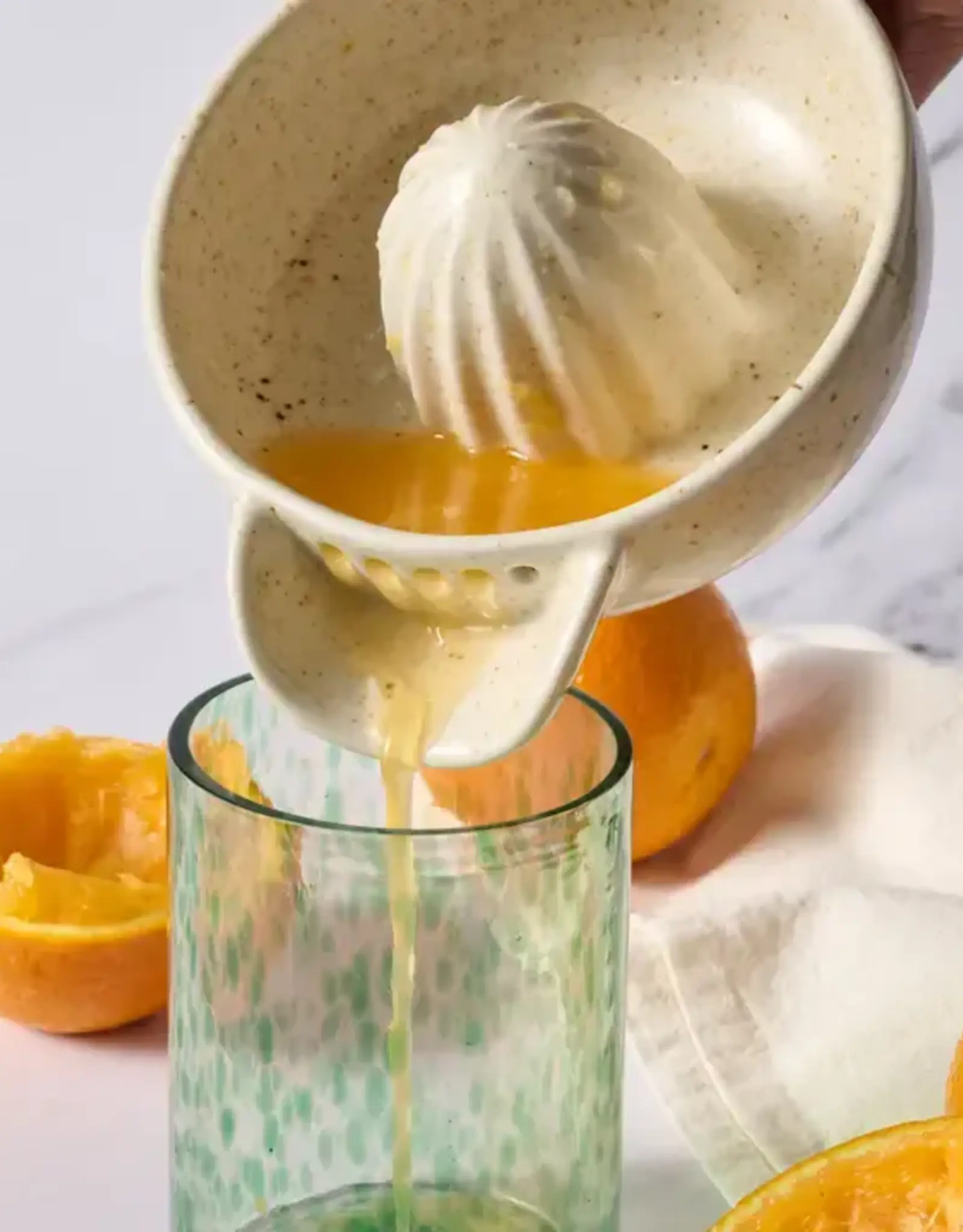 Ten Thousand Villages Moi Ceramic Juicer