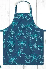 Global Mamas Apron Adult Dragonfly Navy