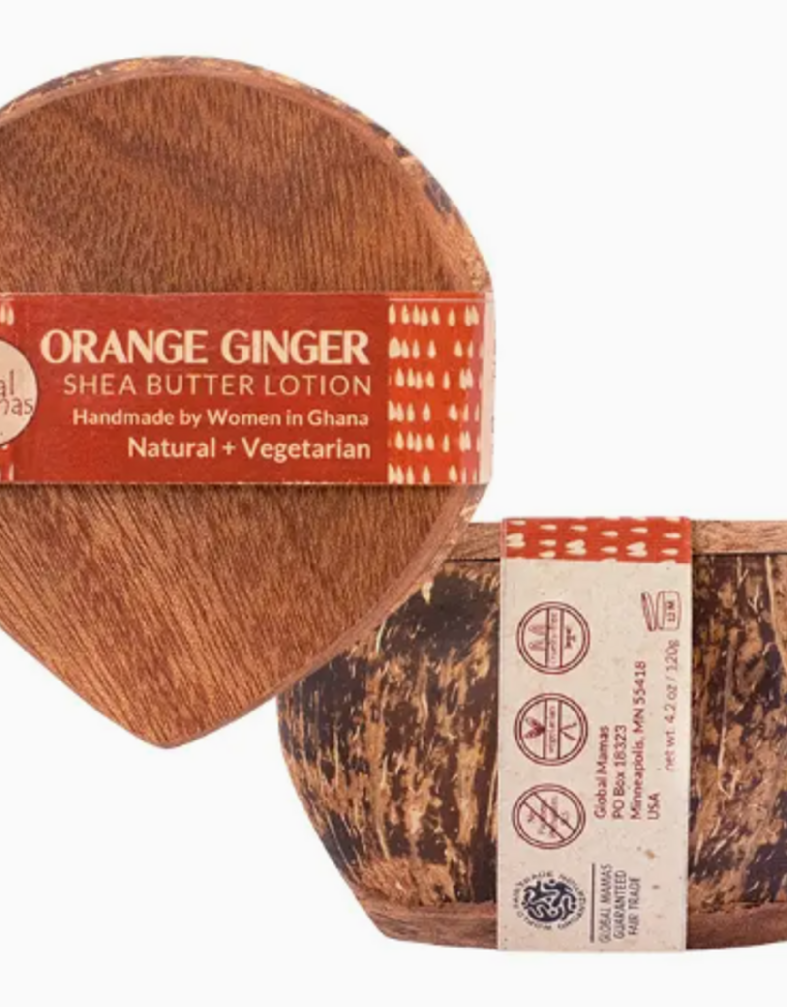 Global Mamas Shea Butter Lotion - Orange Ginger