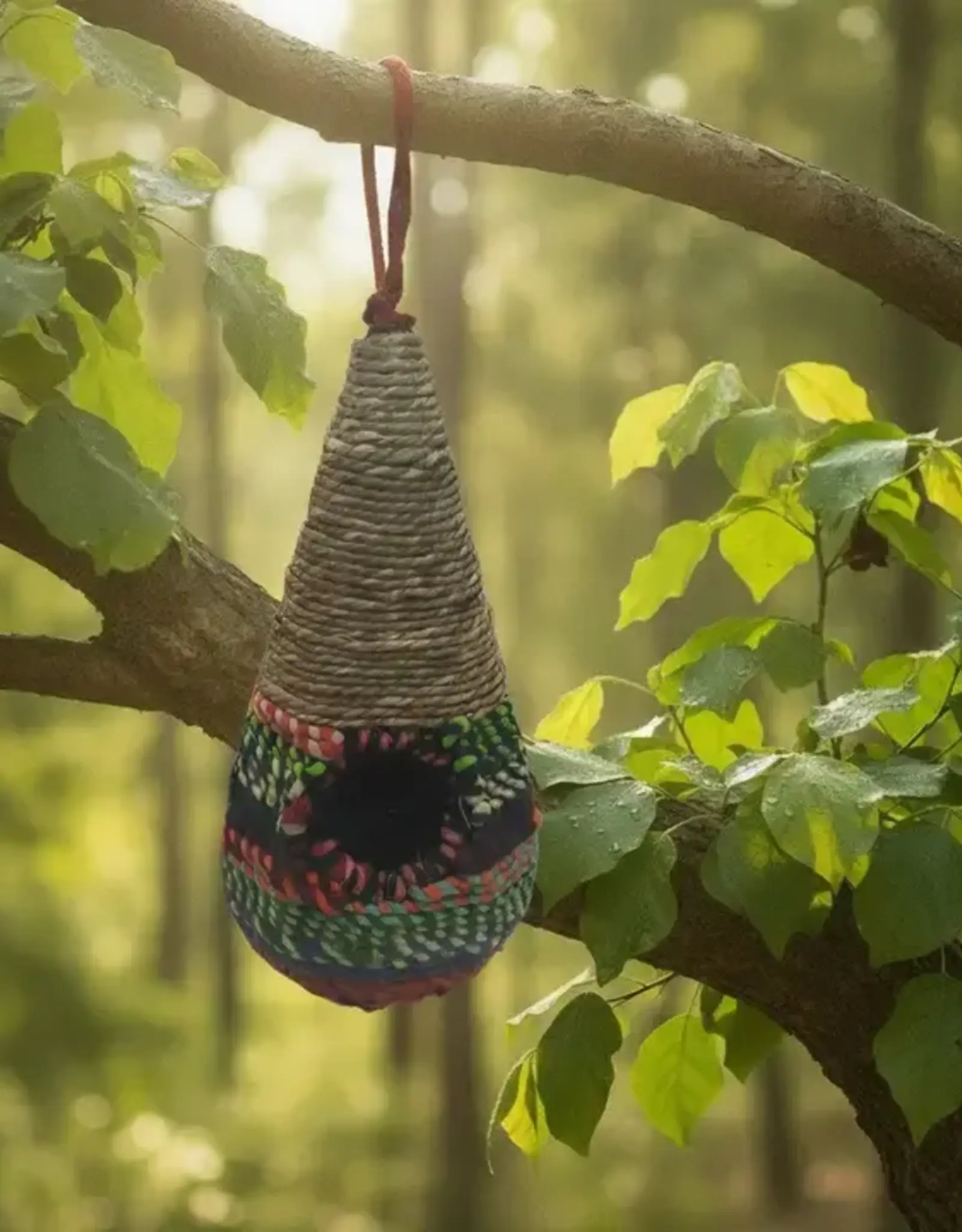 Mira Fair Trade Seagrass Villa Birdhouse