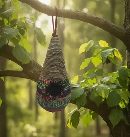 Mira Fair Trade Seagrass Villa Birdhouse