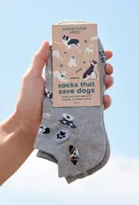 Conscious Step Ankle Socks that Save Dogs (Hound Headshots)
