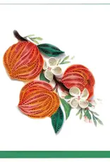 Quilling Card Quilled Peach Greeting Card