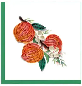 Quilling Card Quilled Peach Greeting Card
