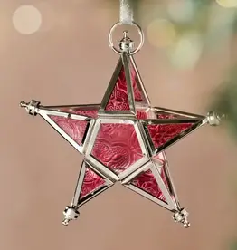 Ten Thousand Villages Starlight Candleholder Ornament - Red