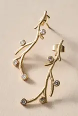 Ten Thousand Villages Yatra Branch + Stone Climber Earring