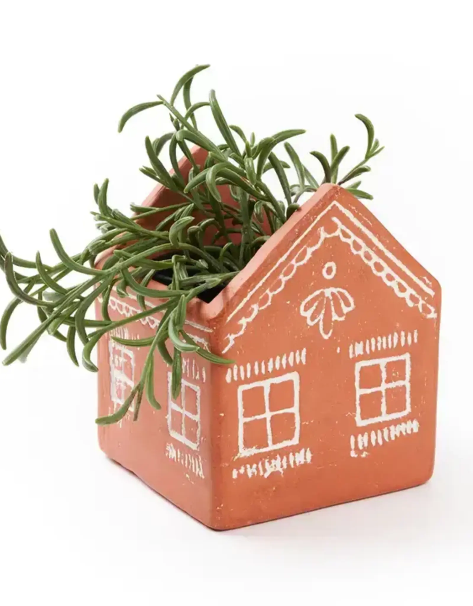 Matr Boomie Vasanta House Planter with Drainage - Terracotta