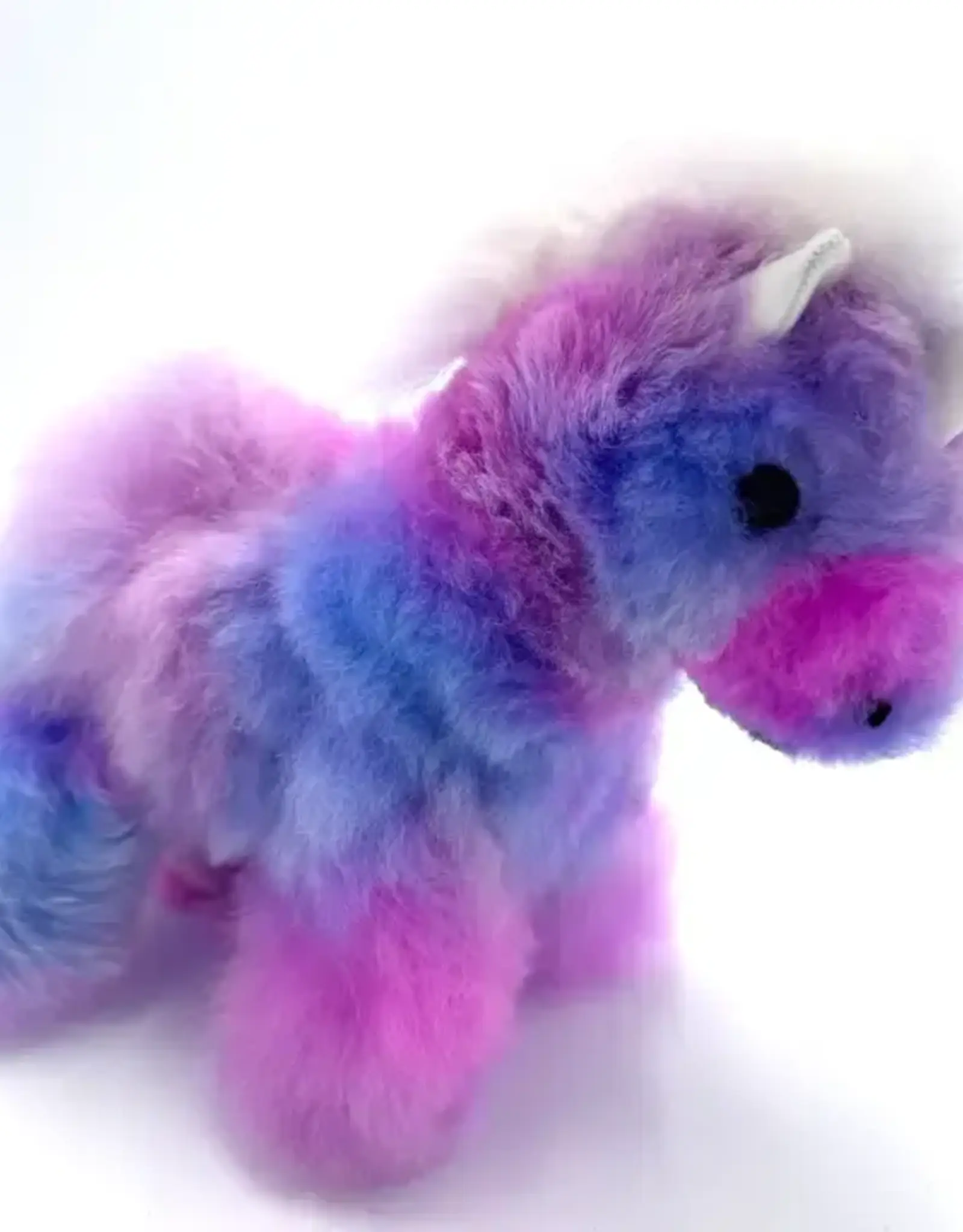 Blossom Inspirations Multicolor Unicorn Alpaca Fur Toy