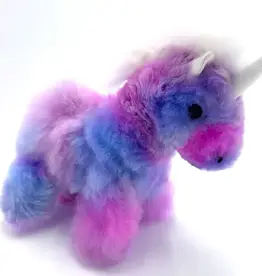 Blossom Inspirations Multicolor Unicorn Alpaca Fur Toy