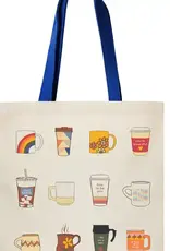 The Tote Project Coffee Lover Tote Bag - Blue