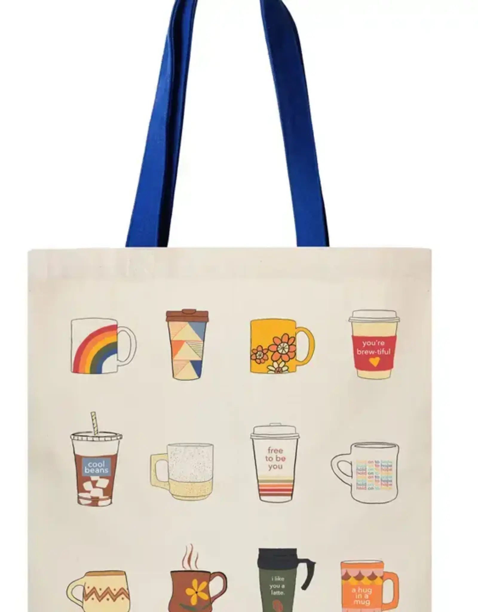 The Tote Project Coffee Lover Tote Bag - Blue