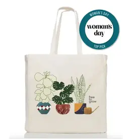 The Tote Project Free to Grow Houseplant Tote Bag - Beige