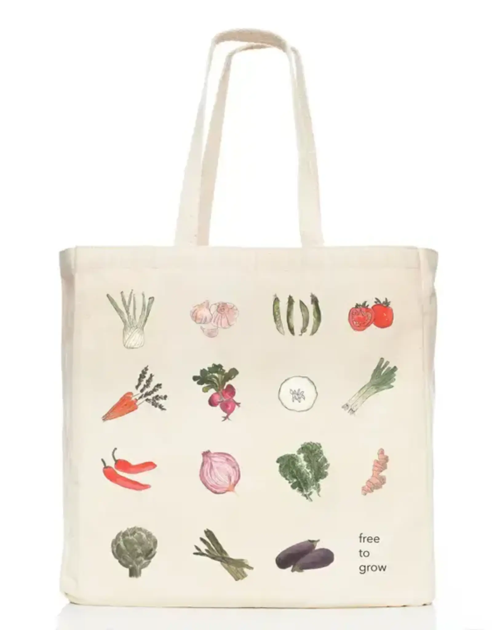 The Tote Project Free to Grow Veggies Tote Bag