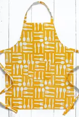Global Mamas Apron Adult Silverware Gold