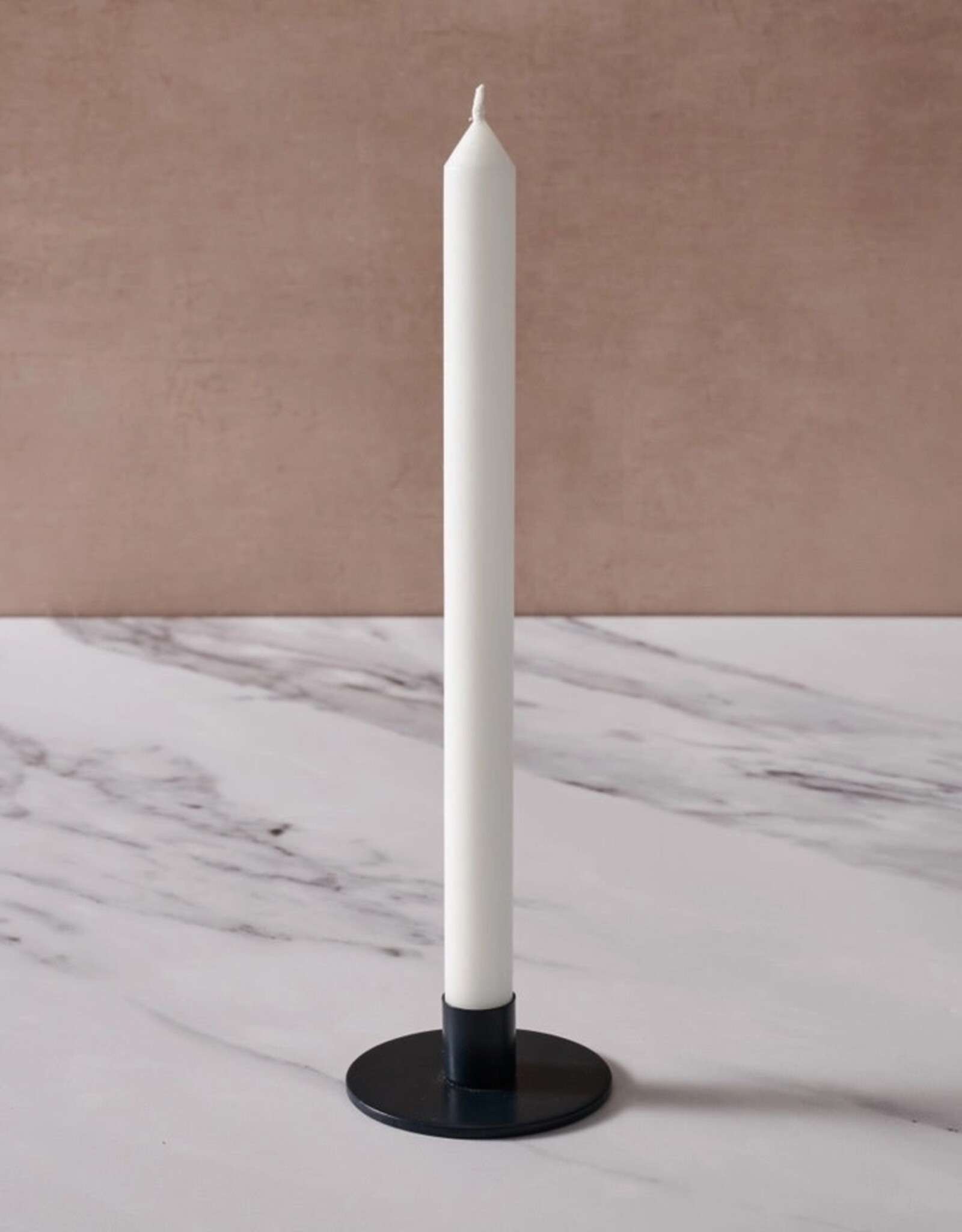 Ten Thousand Villages Kasi Round Taper Candle Holder - Midnight Blue