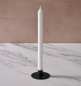 Ten Thousand Villages Kasi Round Taper Candle Holder - Midnight Blue