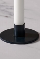 Ten Thousand Villages Kasi Round Taper Candle Holder - Midnight Blue