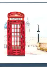 Quilling Card Quilled Telephone Booth Greeting Card
