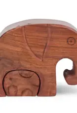 Ten Thousand Villages Elephant Puzzle Box