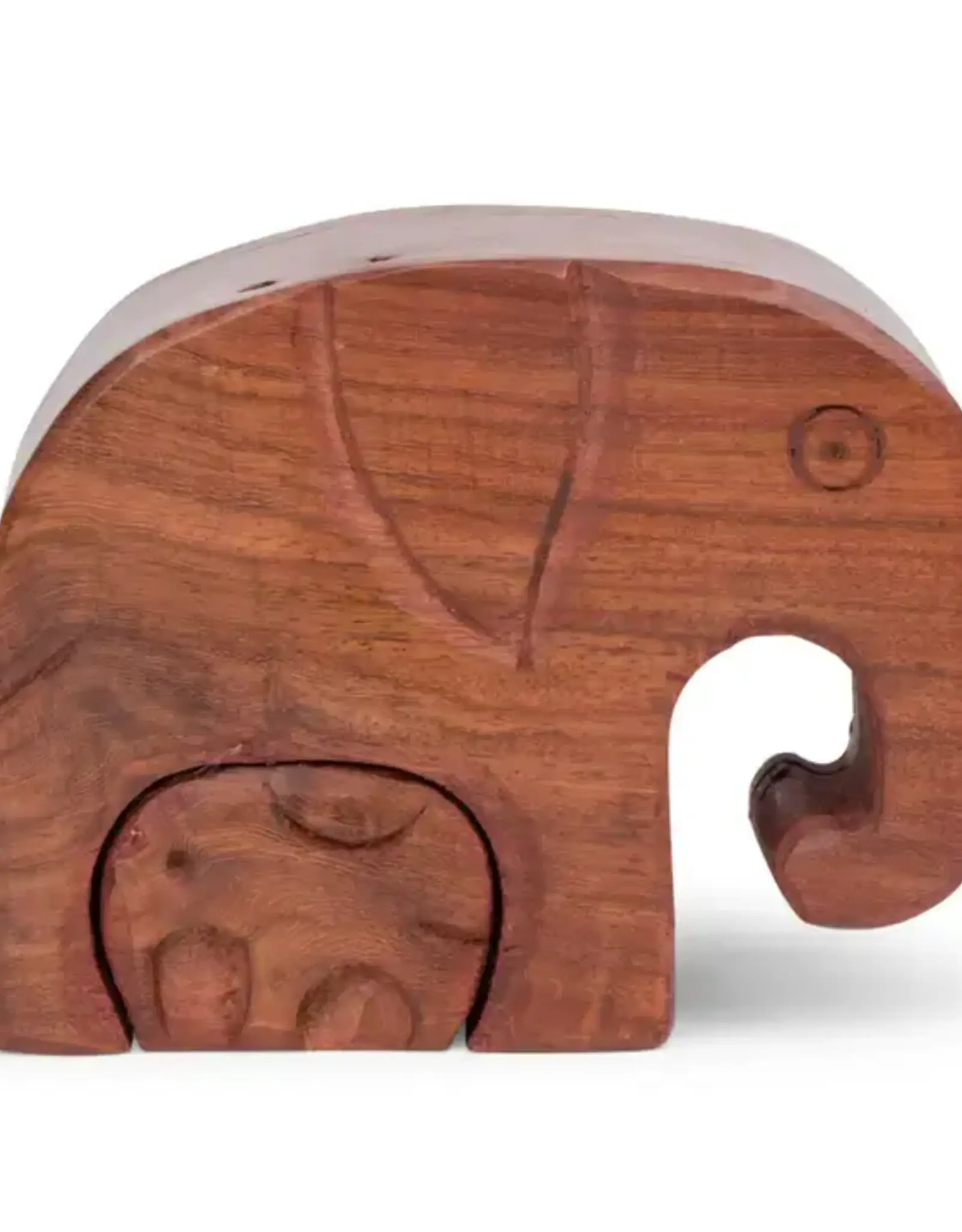 Ten Thousand Villages Elephant Puzzle Box
