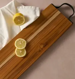 Ten Thousand Villages Fiesta Teak Cutting Board