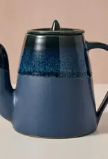 Ten Thousand Villages Jhapa Drip Glaze Teapot