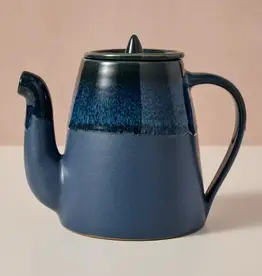 Ten Thousand Villages Jhapa Drip Glaze Teapot