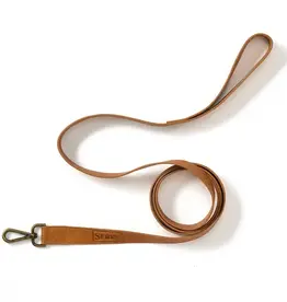 Serrv Camel Tan Leather Pet Leash