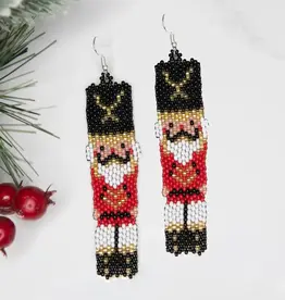 Lucia's Imports Nutcracker Earrings