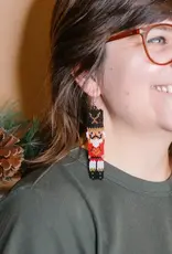 Lucia's Imports Nutcracker Earrings