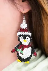 Lucia's Imports Holiday Penguin Earrings