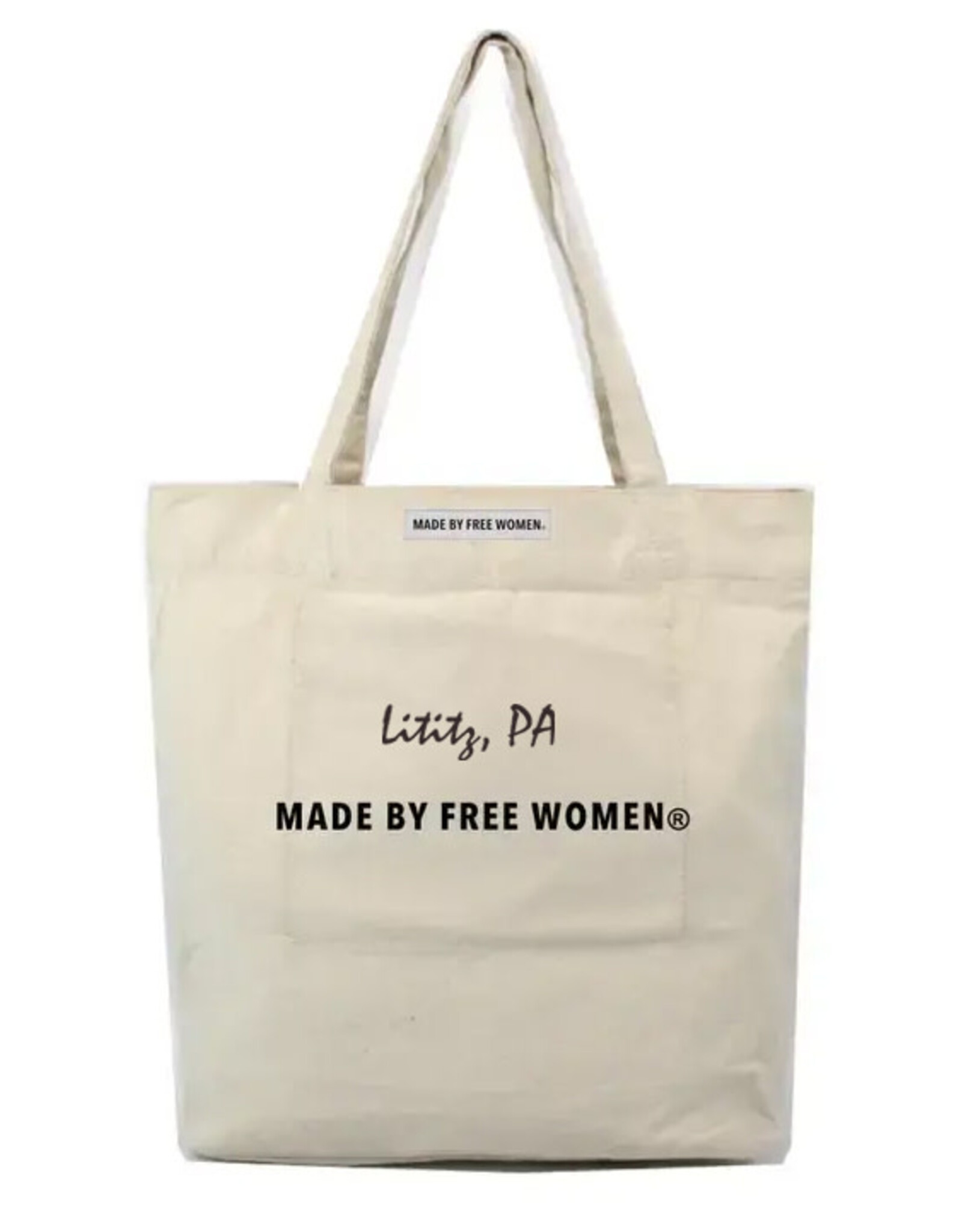 MADE FREE Market Tote with Pocket - Made By Free Women - Lititz, PA