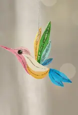 Ten Thousand Villages Chim Quilled Hummingbird Ornament