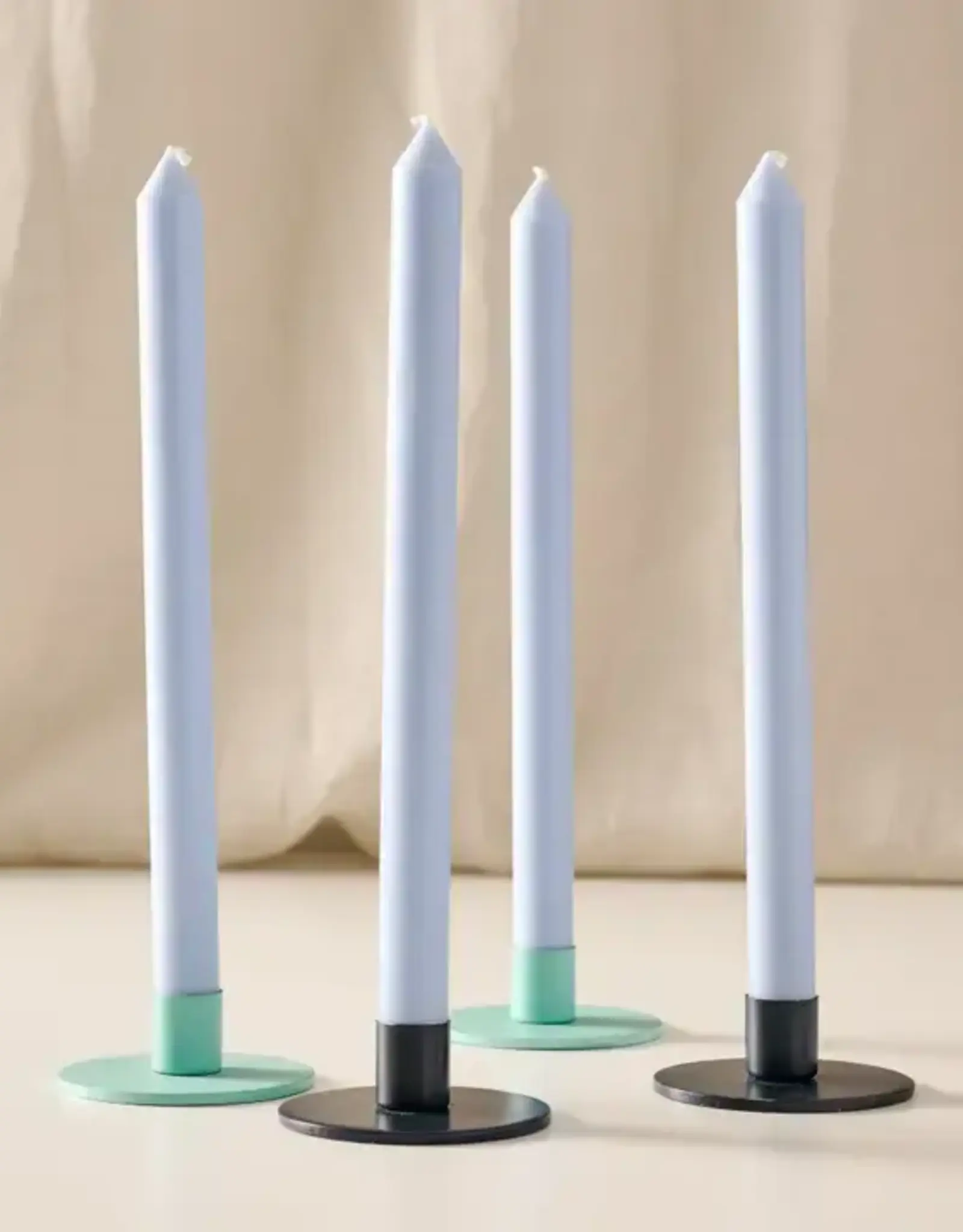 Ten Thousand Villages Anget Mint Palm Wax Taper Candles (Set of 4)