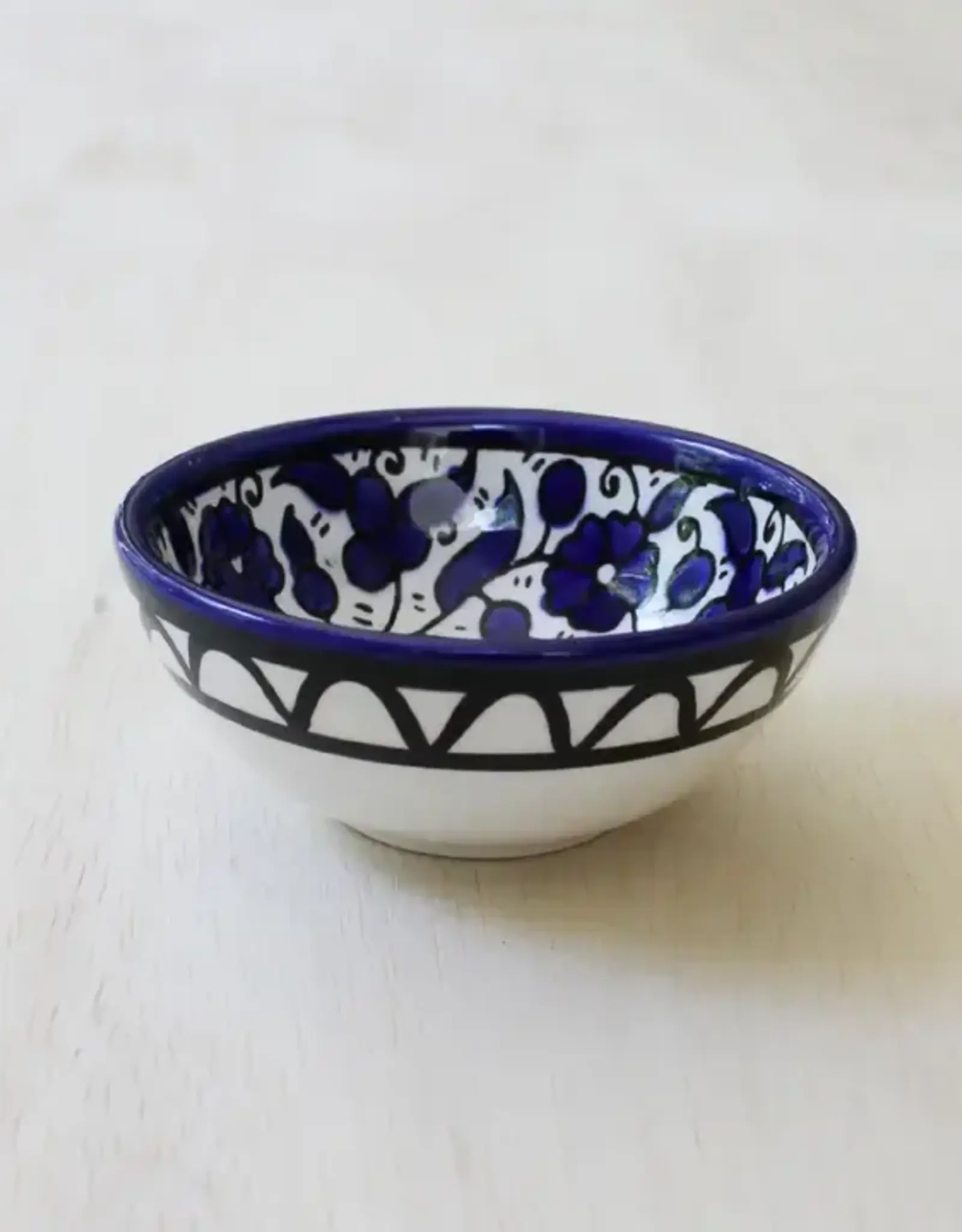 Venture Imports Blue Ceramic Bowl