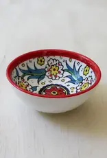 Venture Imports Red Ceramic Bowl
