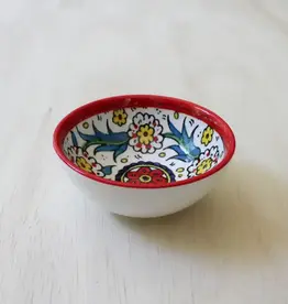 Venture Imports Red Ceramic Bowl