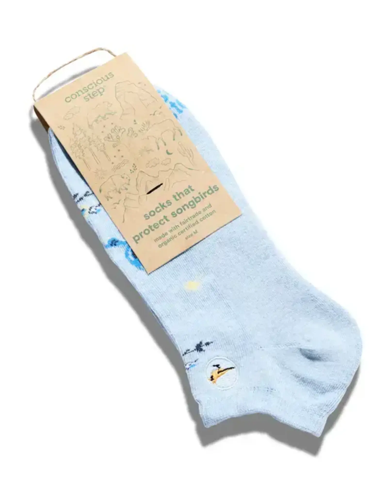 Conscious Step Ankle Socks that Protect Songbirds