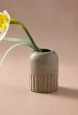 Ten Thousand Villages Sundara Fluted Ceramic Vase