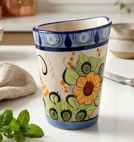 Upavim Crafts Floral Hummingbird Vase
