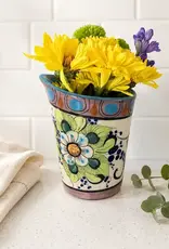 Upavim Crafts Floral Hummingbird Vase