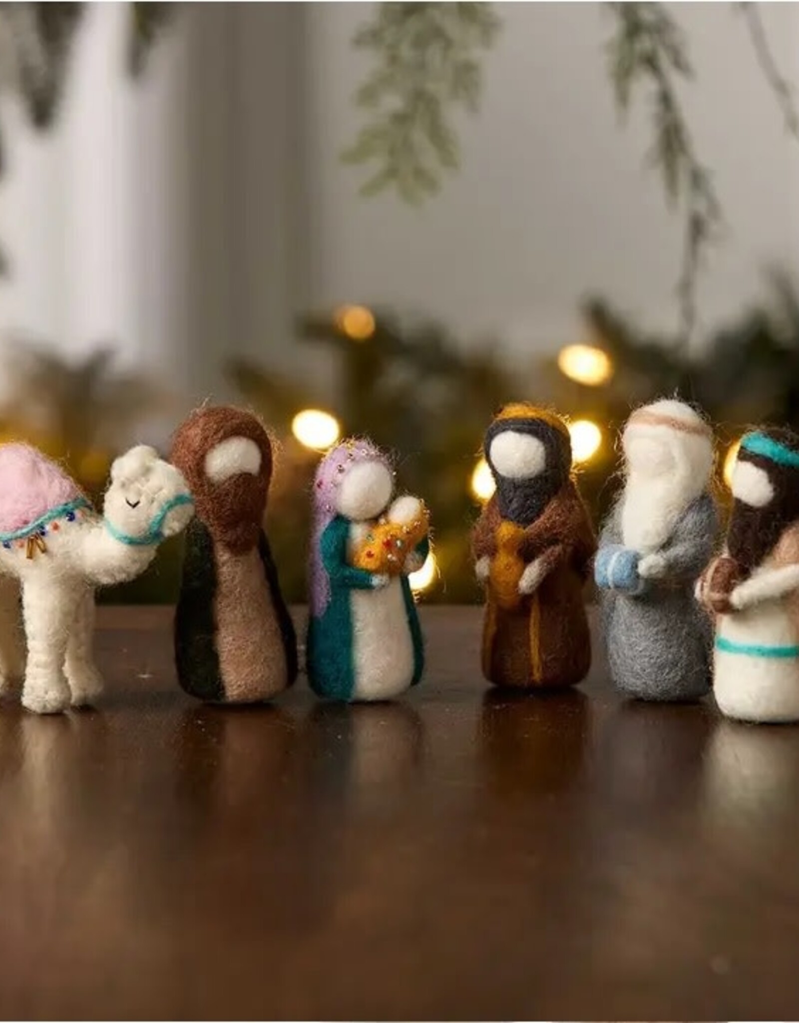 Serrv Felted Christmas Nativity (Set / 5 )
