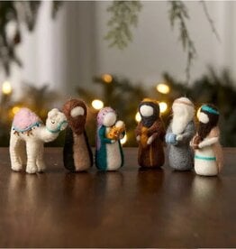 Serrv Felted Christmas Nativity (Set / 5 )