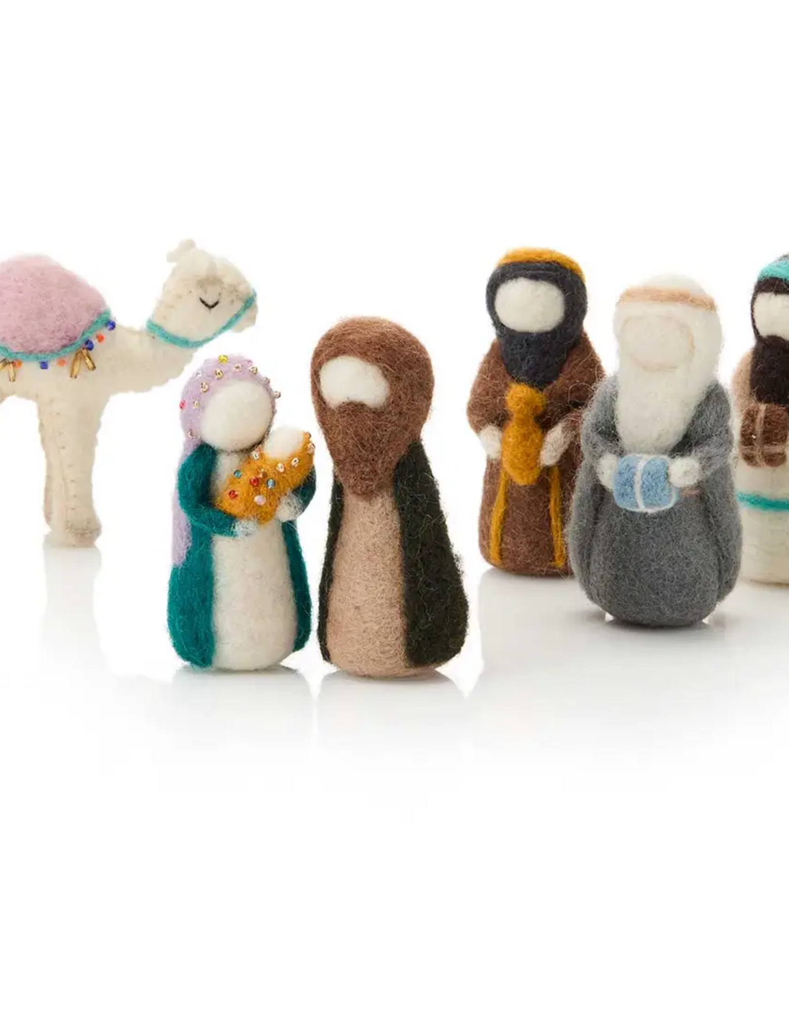 Serrv Felted Christmas Nativity (Set / 5 )